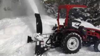 NorTrac 3Pt Snow Thrower For Your Tractor [upl. by Namar]