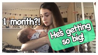 1 Month Baby Update II Teen Mom [upl. by Aneerahs]