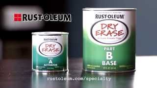 How to Apply RustOleum Dry Erase Paint [upl. by Doughman]