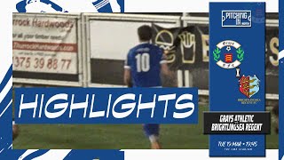 Highlights Grays Athletic FC v Brightlingsea Regent FC [upl. by Oliric]