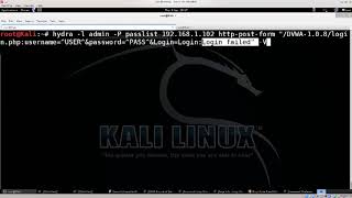 Learn Kali Linux Episode 63 Complete Hydra Demonstration [upl. by Cormack]