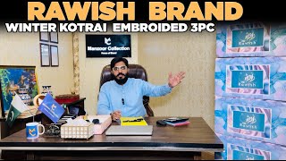 Rawish Luxury Kotrai Embroidered 3PC Collection manzoorcollection onlineshopping viralvideo [upl. by Boris]