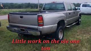 How to remove bampw gooseneck hideaway and replace rear window regulator on 02 chevy silverado 3500 [upl. by Hugon]