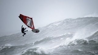 Windsurfing in Ireland  Mission 1  Red Bull Storm Chase 2013 [upl. by Aynwad]