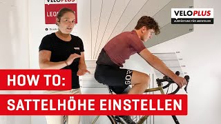 How to Sattelhöhe richtig einstellen [upl. by Mirabelle855]