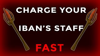 FREE Fastest way to charge Iban Staff OSRS [upl. by Ahsekim]