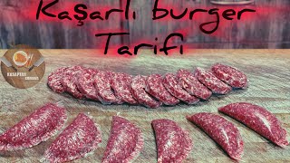 KAŞARLI BURGER NASIL HAZIRLANIR [upl. by Irtak]