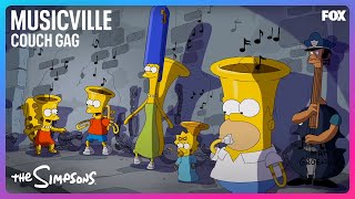 The Simpsons  quotMusicVillequot Couch Gag [upl. by Vincenz]