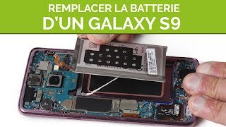 Remplacer la batterie de son Samsung Galaxy S9 By SOSav [upl. by Rezeile771]