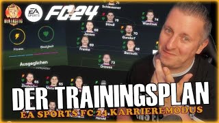 So funktioniert der TRAININGSPLAN im KARRIEREMODUS 👨‍🏫 EA Sports FC 24 ⚽ [upl. by Gnilrits]