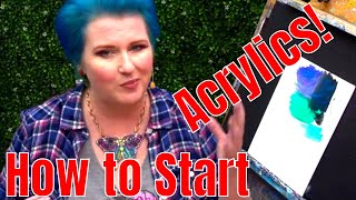 How to start painting with Acrylics What YOU need to know to begin🎨  TheArtSherpa [upl. by Ankney]