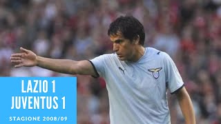 18 gennaio 2009 Lazio Juventus 1 1 [upl. by Aibos]