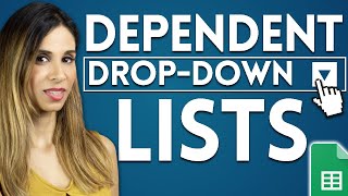 Google Sheets  Dependent Drop Down Lists  2 Ways [upl. by Annotahs]