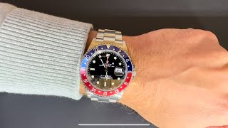 My First Grail Watch  Rolex GMT Master ii 16710 Pepsi  My Ownership Experience and Review [upl. by Aihtnis]