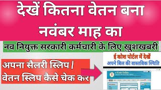 अपना payment स्लिप चेक करें  ekosh se payment check kare [upl. by Eisen]