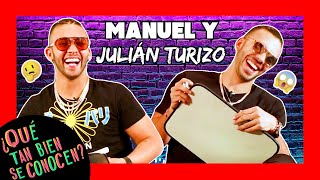 Manuel y Julián Turizo prueban sus lazos de hermanos jugando “¿Qué tan bien se conocen” [upl. by Arbe218]