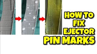 How to Fix  Fill Ejector Pin Marks and Holes on a Scale Model [upl. by Aylmer]