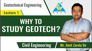 Why to Study Geotech   Lecture 1  Geotechnical Engineering [upl. by Ttergram]