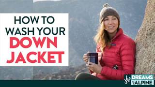 How to Wash A Down Jacket [upl. by Audrye]