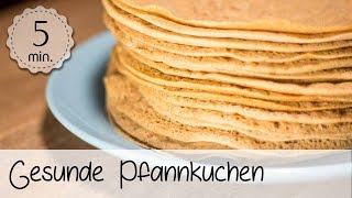 Gesunde Pancakes Vegan  Gesunde Pfannkuchen Vegan  Gesunde Pfannkuchen Rezept  Vegane Rezepte [upl. by Garwood159]