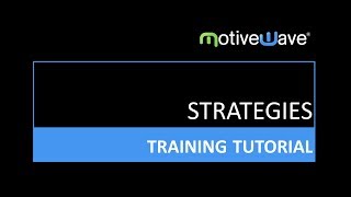 Strategies in the MotiveWave Trading Platform [upl. by Duarte]