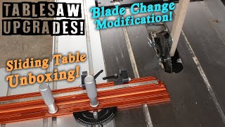 Axminster AT254TS Upgrades and Modifications Table saw improvements [upl. by Gussman]