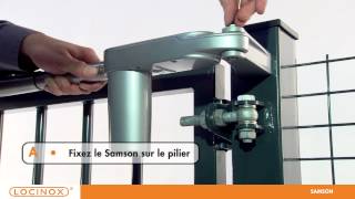 Locinox  SAMSON  Ferme porte réglable [upl. by Zeeba999]