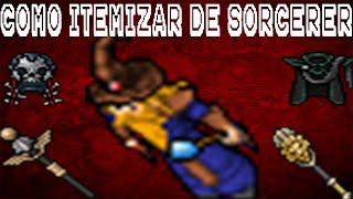 Como ITEMIZAR CERTO de SORCERER do level 8 ao 1000 l Tibia Tips [upl. by Alicec]