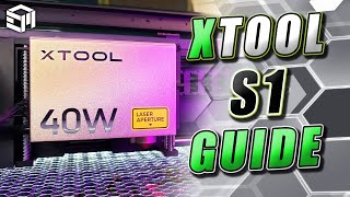 XTool S1 In Depth Review and Setup Guide Material Settings Upgrades Fixtures and More [upl. by Strephonn]