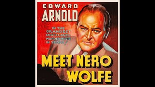 MEET NERO WOLFE 1936 [upl. by Terrance]