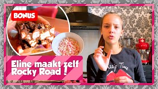 ELINE MAAKT ROCKY ROAD CHOCOLADE MET MARSHMELLOWS  De Nagelkerkjes 312 [upl. by Ytissac]