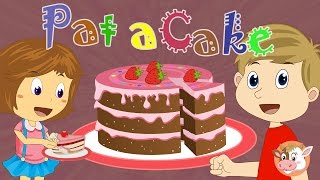 Pat a cake  Nursery Rhymes  Baby Moo [upl. by Netsrejk]