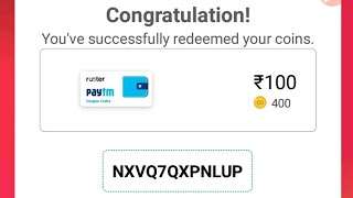 Rooter How to Redeem Coins amp Redeem Paytm Coupons [upl. by Adil]