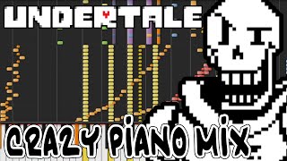 Crazy Piano Mix PAPYRUS THEME BONETROUSLE Undertale [upl. by Coben88]