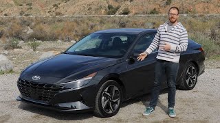 2021 Hyundai Elantra Test Drive Video Review [upl. by Uolyram]