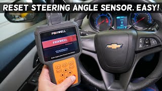 HOW TO RESET STEERING ANGLE SENSOR ON CHEVROLET BUICK GMC CADILLAC CHEVY SAS CALIBRATION [upl. by Mathis]