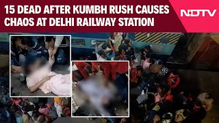 New Delhi Stampede  15 Dead After Maha Kumbh Crowd Triggers Chaos At New Delhi Railway Station [upl. by Dolf107]