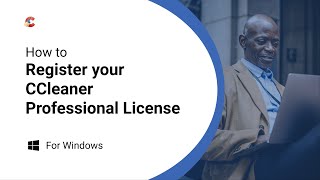 How to register your CCleaner Professional license for PC [upl. by Ailehpo]