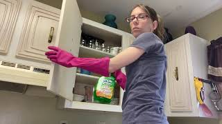 ASMR Cleaning Vlog 🧽🧼🦠Cleaning The Kitchen [upl. by Agnes]