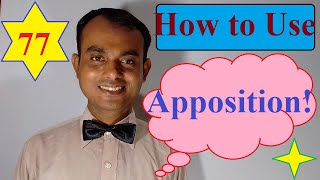 How to Use Apposition  Nominative in Apposition  Objective and Possessive in Apposition [upl. by Eatnad]