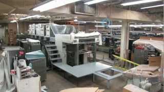 Komori 540 Super Perfector Installation [upl. by Attah]