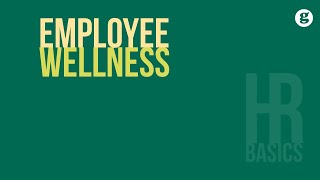 HR Basics Employee Wellness [upl. by Stephannie497]