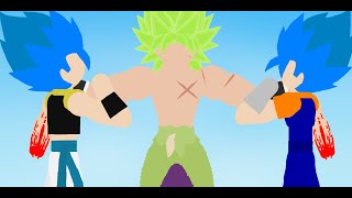 PivotDBSVegetto Vs Gogeta Vs Broly Completo [upl. by Nasya]