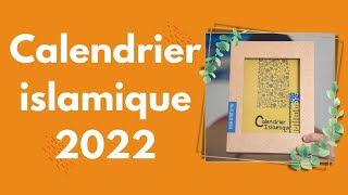 Calendrier islamique 2022 [upl. by Aryek]