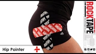 RockTape  Kinesiology Tape Instruction  Hip Pointer [upl. by Anivlek]