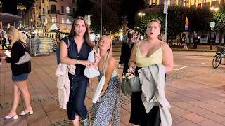 Stockholm NightlifeSwedish Girls After Midnight🇸🇪 4K Sweden [upl. by Sirred]