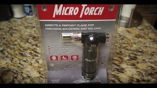 Harbor Freight Micro Torch Review [upl. by Ahsenrac]