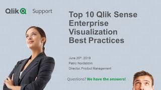 STT  Top 10 Qlik Sense Enterprise Visualization Best Practices [upl. by Noyrb]