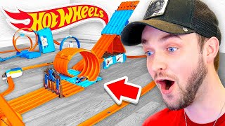 WORLDS GREATEST Hot Wheels track INSANE [upl. by Pozzy660]