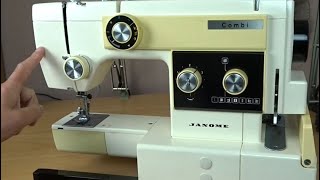 Janome Combi Overview  The Versatile Two in One Sewing Machine and Serger Overlocker [upl. by Coltson]